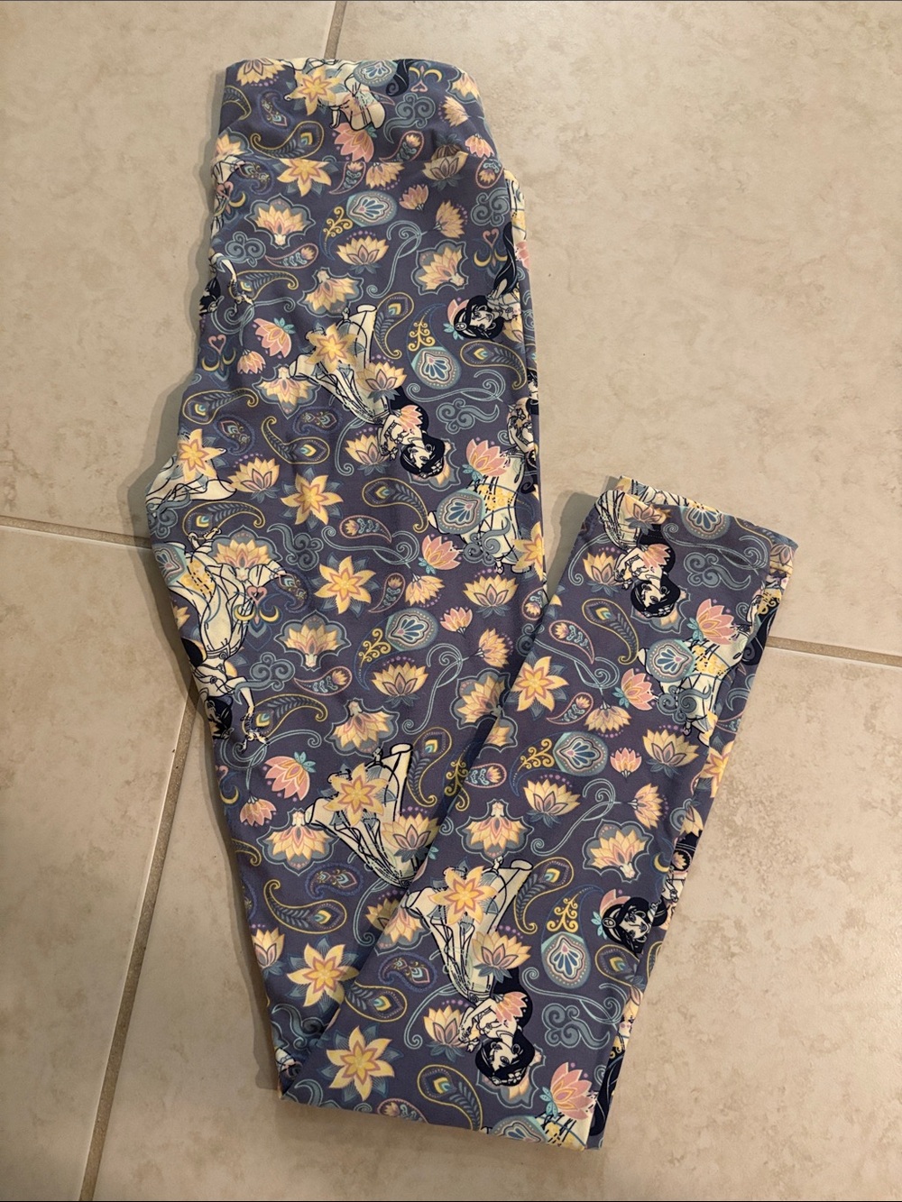 LuLaRoe Disney Princess Jasmine Leggings